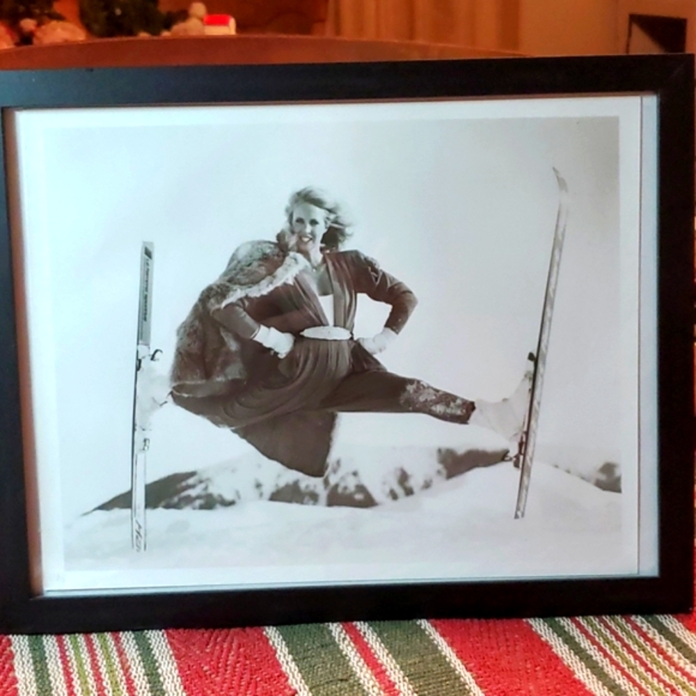 Licensed Retro Ski Photo Of The Olympian Suszy-Chapstick